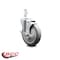 Service Caster 5 Inch Thermoplastic Rubber Wheel Swivel 3/4 Inch Square Stem Caster with Brake SCC-SQ20S514-TPRB-TLB-34 - alternate 2